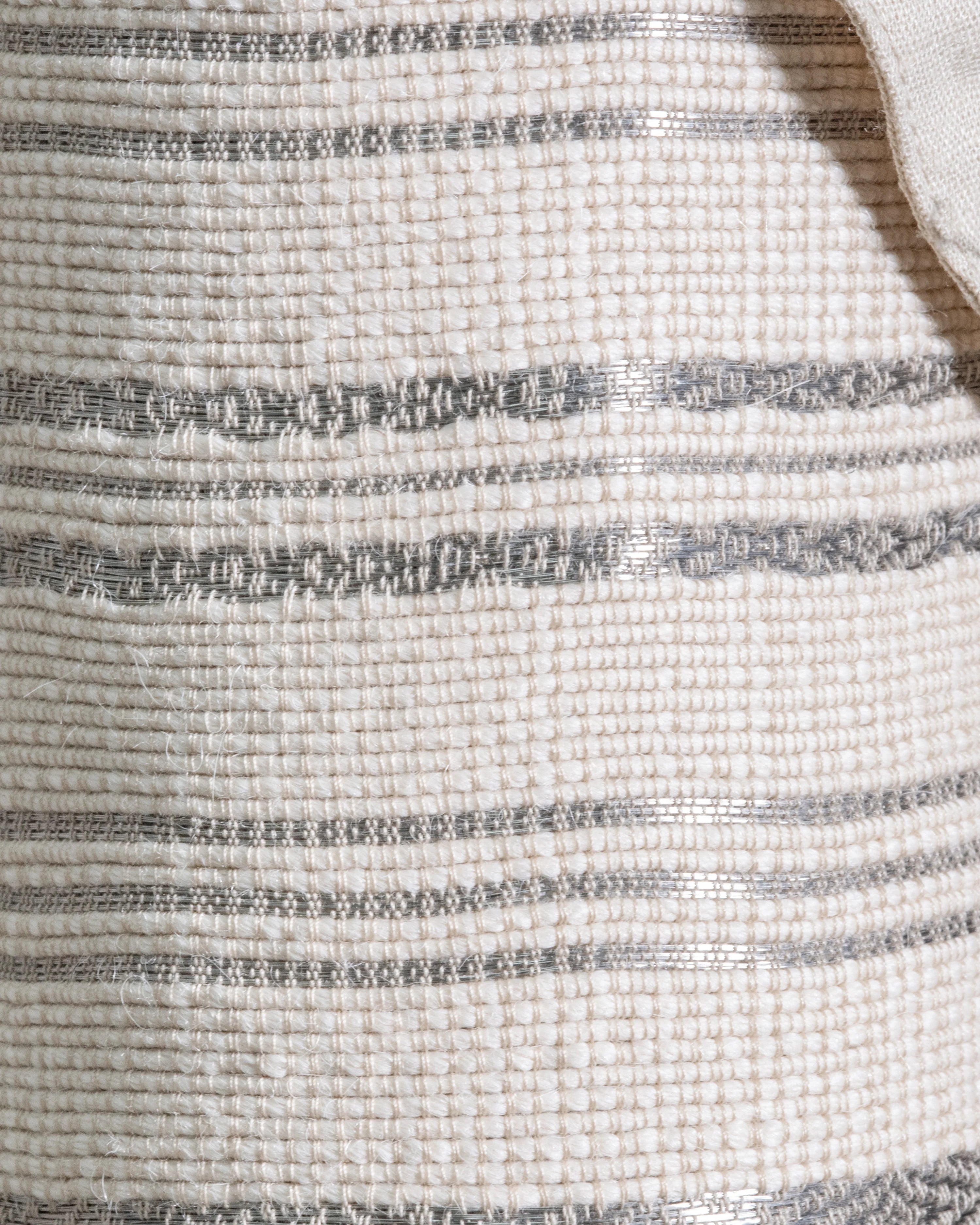 BUCKET BAG ALPACA ACERO MINI