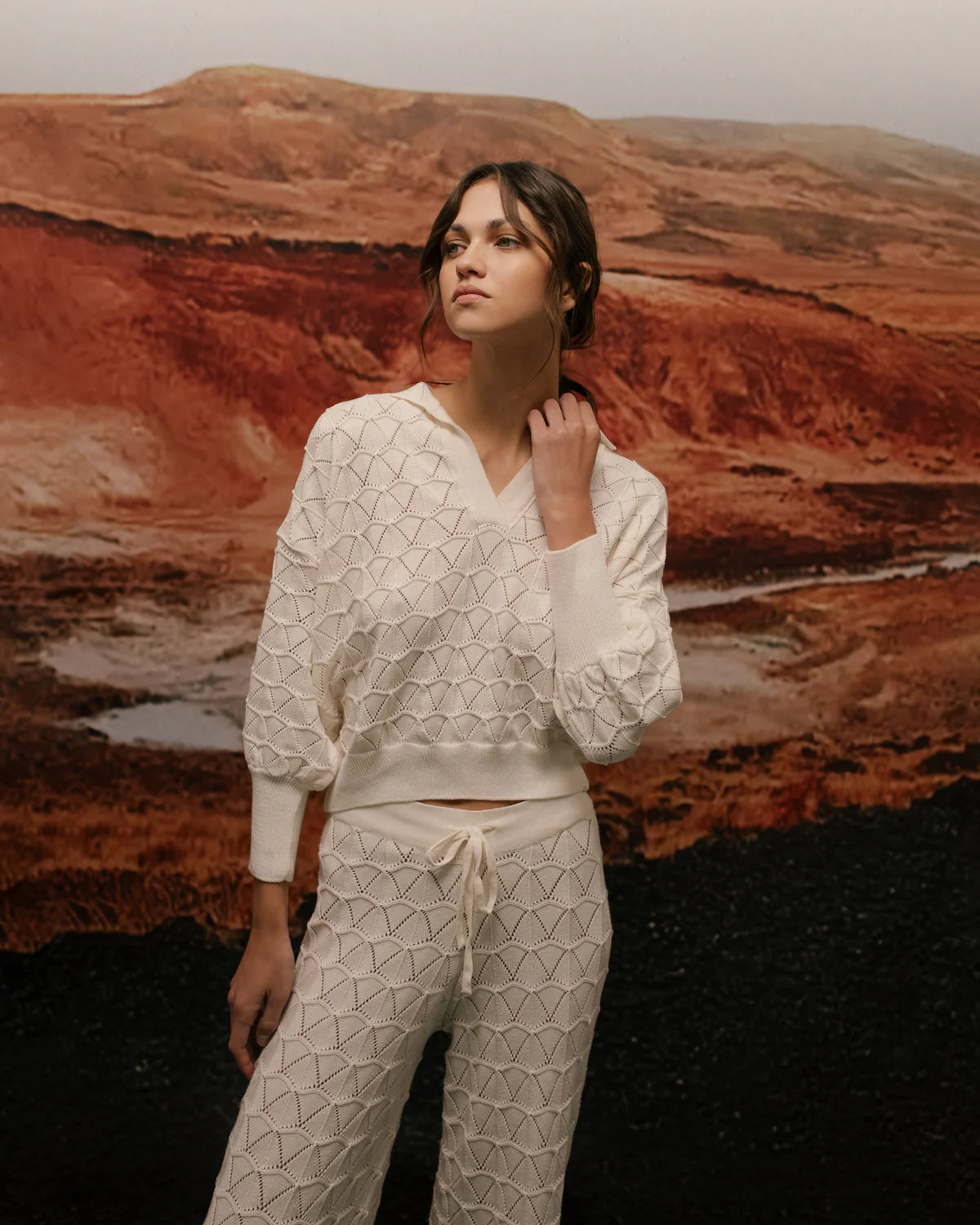 BROMELIA IVORY SWEATER