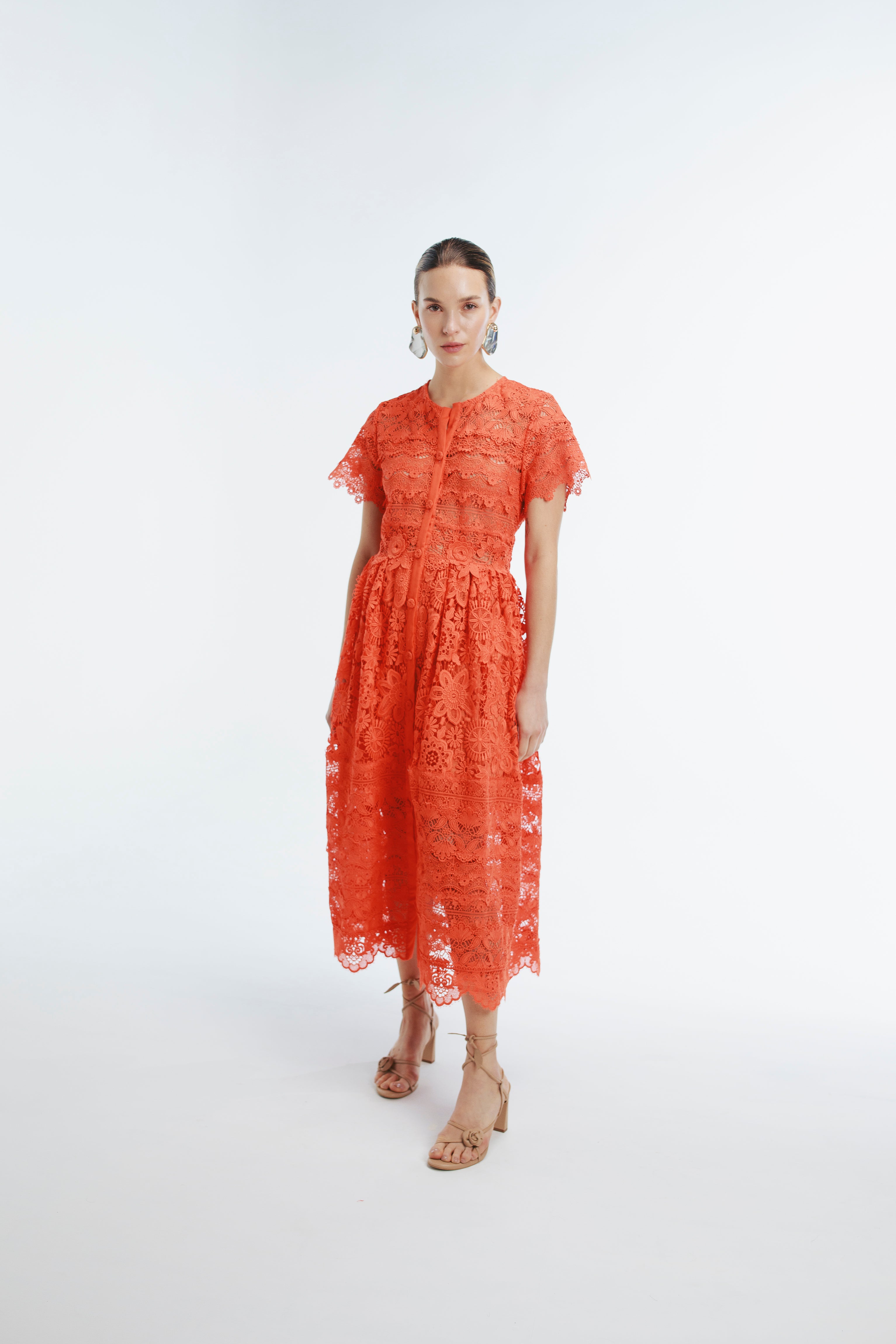HIBISCUS MIDI DRESS