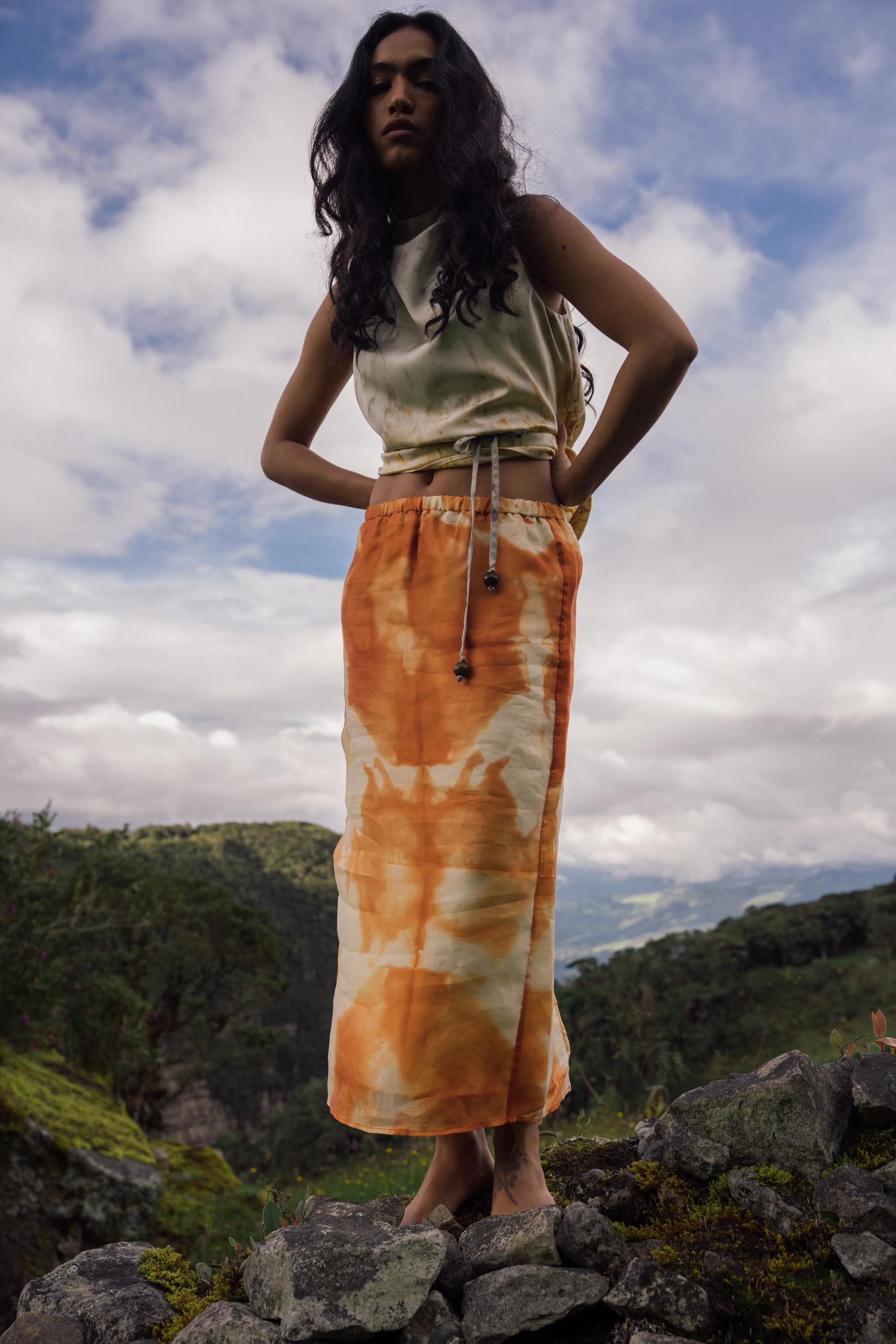 SILK ORGANZA SKIRT
