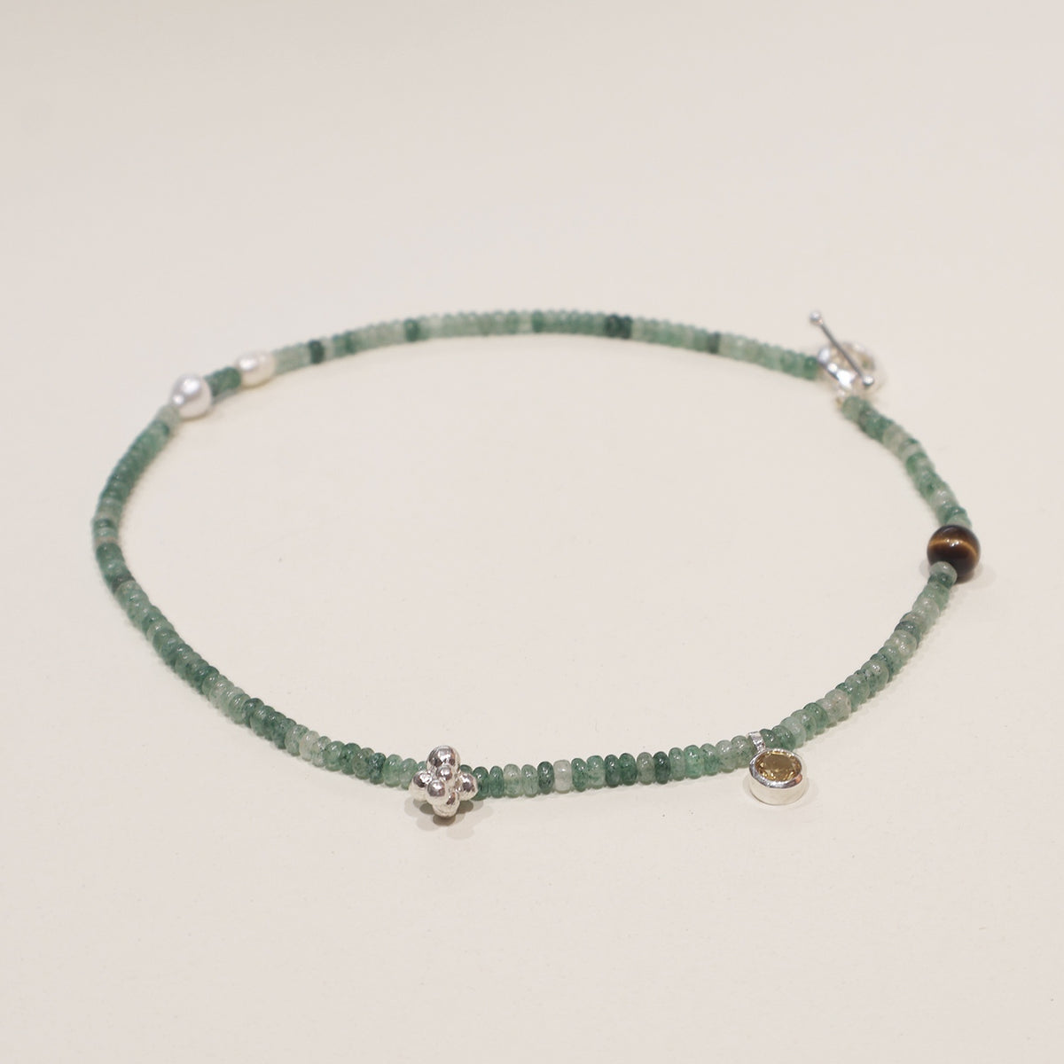 MILPA NECKLACE CUARZO VERDE