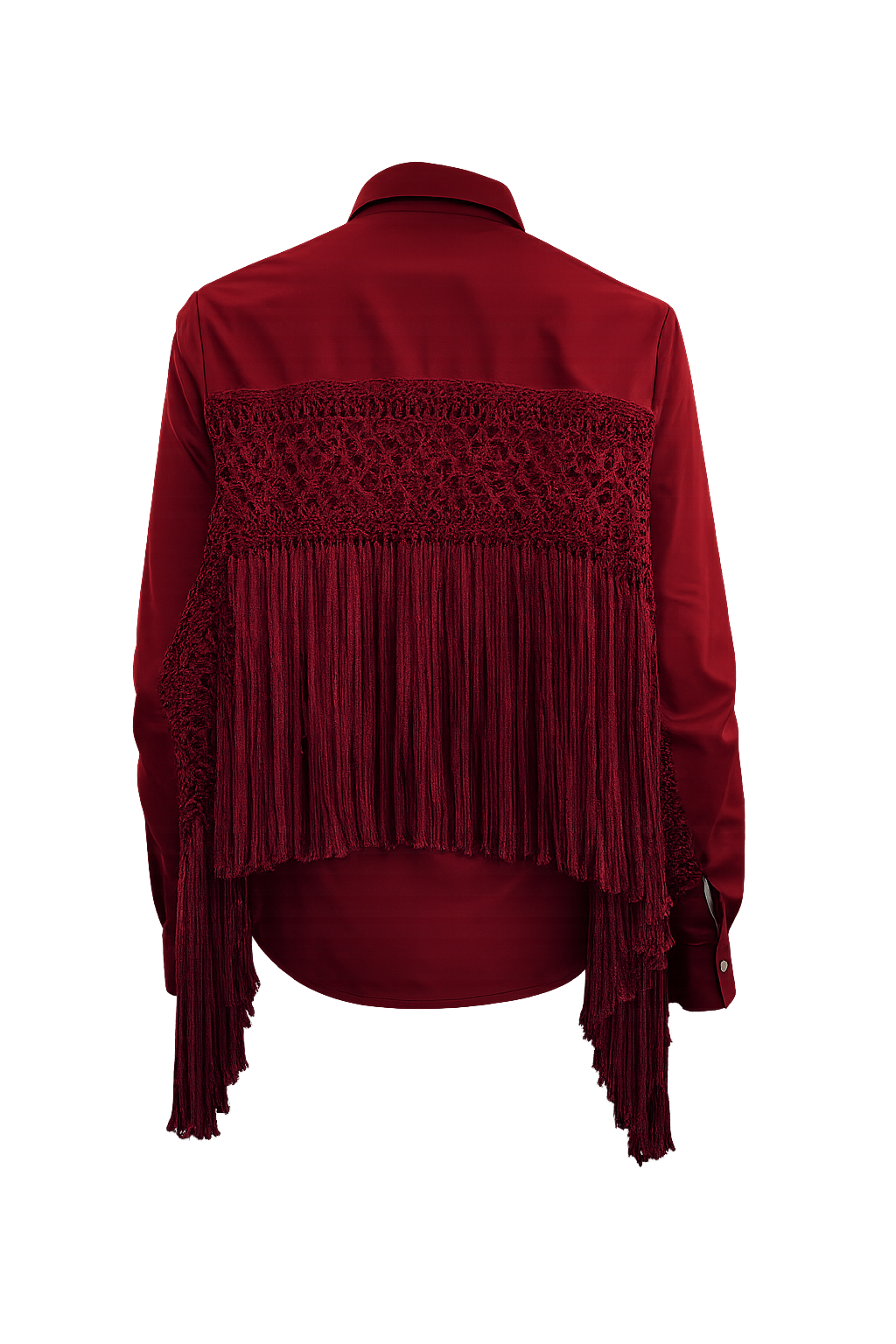 CAMISA CLASICA CON MACRAME