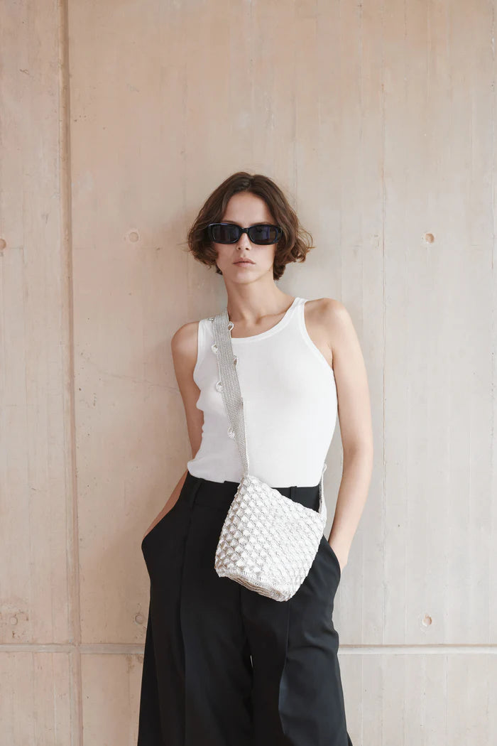 SEASHELL PLATA LONG STRAP