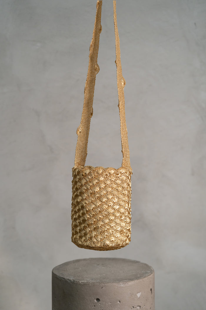 Mochila Conchas / Seashells oro