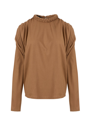 CAMISETA TRENZA MANGA LARGA