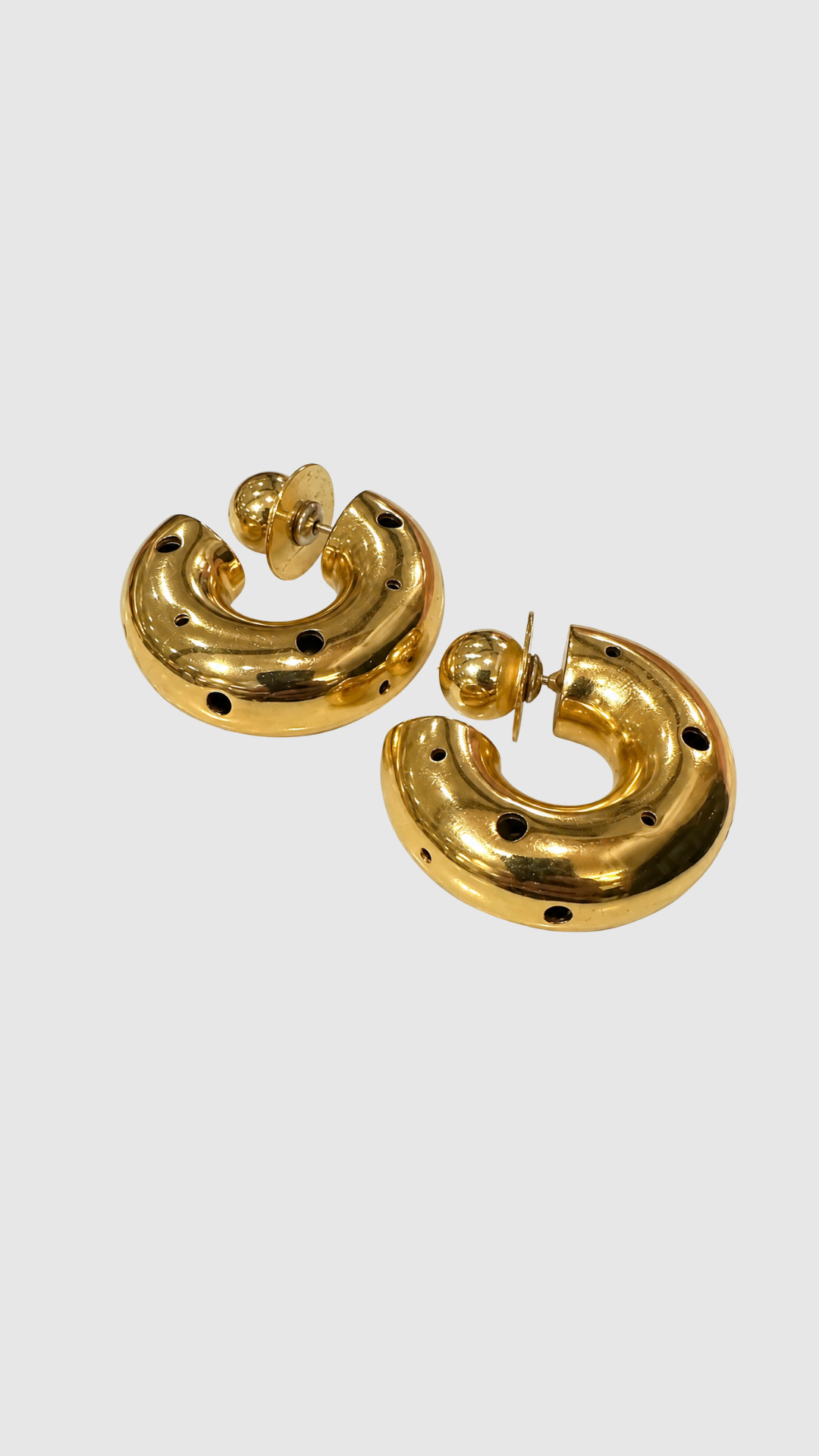 MEDIUM HOOPS EARRINGS