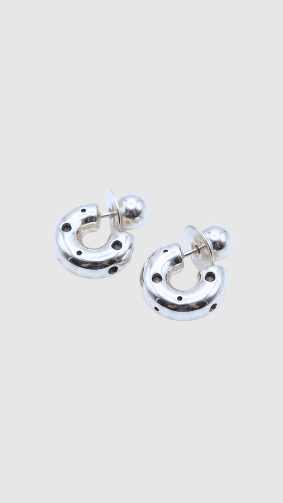 MINI HOOPS SILVER
